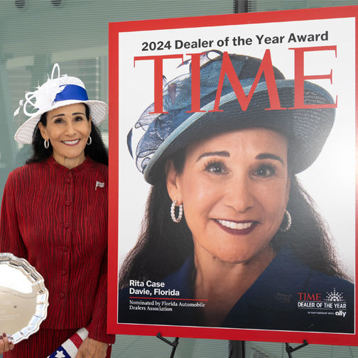 Rita Case awarded Time Dealer of the Year award